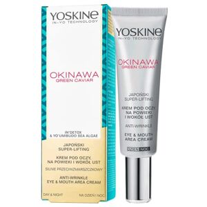 Yoskine Okinawa Green Caviar Krém na oči a rty proti stárnutí s vysoce účinnými látkami 15 ml Yoskine Okinawa Green Caviar Krém na oči a rty proti stárnutí s vysoce účinnými látkami 15 ml