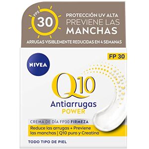 NIVEA Q10 Power Antiarrugas Cuidado de Día FP30 (50 ml), crema hidratante antiarrugas, crema facial con protector solar, crema de día, crema facial reafirmante con Q10 NIVEA Q10 Power Antiarrugas Cuidado de Día FP30 (50 ml), crema hidratante antiarrugas, crema facial con protector solar, crema de día, crema facial reafirmante con Q10