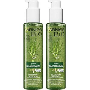 Garnier Bio citronová tráva, oživující mycí gel, přírodní kosmetika, čištění obličeje s glycerinem, éterické oleje (2× 150 ml) Garnier Bio citronová tráva, oživující mycí gel, přírodní kosmetika, čištění obličeje s glycerinem, éterické oleje (2× 150 ml)