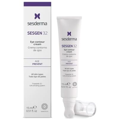 SESDERMA Sesgen 32 oční kontury krému krém pro všechny typy pleti konturovací krém oční krém péče proti stárnutí bambucké máslo kyselina hyaluronová arganový olej SESDERMA Sesgen 32 oční kontury krému krém pro všechny typy pleti konturovací krém oční krém péče proti stárnutí bambucké máslo kyselina hyaluronová arganový olej