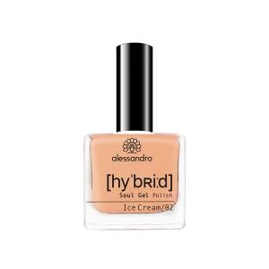 Alessandro HYBRID Lak Ice Cream v pastelové meruňce v pouhých 3 krocích perfektní nehty bez LED vydrží až 10 dní! 8 ml Alessandro HYBRID Lak Ice Cream v pastelové meruňce v pouhých 3 krocích perfektní nehty bez LED vydrží až 10 dní! 8 ml