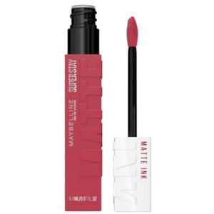 Maybelline New York Rtěnka, Super Stay Matte Ink, tekutá, matná a dlouhotrvající, č. 155 Savant, 5 ml Maybelline New York Rtěnka, Super Stay Matte Ink, tekutá, matná a dlouhotrvající, č. 155 Savant, 5 ml