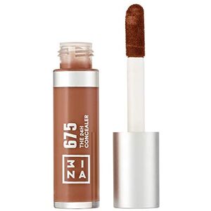 3INA MAKEUP – The 24H Concealer 675 – tmavě hnědá – všechny typy pleti – dlouhotrvající receptura – tekutý korektor tmavé kruhy pod očima nečistoty pleti – měkký aplikátor – Vegan – bez Cruelty 3INA MAKEUP – The 24H Concealer 675 – tmavě hnědá – všechny typy pleti – dlouhotrvající receptura – tekutý korektor tmavé kruhy pod očima nečistoty pleti – měkký aplikátor – Vegan – bez Cruelty