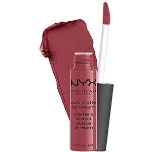 NYX PROFESSIONAL MAKEUP Rtěnka, jemný matný krém na rty, krémový a matný povrch, vysoce pigmentovaná, dlouhotrvající, veganská receptura, barevný odstín: Budapest NYX PROFESSIONAL MAKEUP Rtěnka, jemný matný krém na rty, krémový a matný povrch, vysoce pigmentovaná, dlouhotrvající, veganská receptura, barevný odstín: Budapest