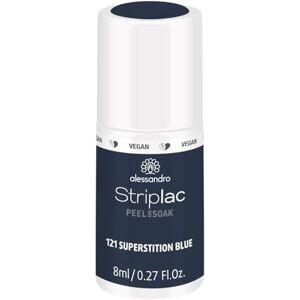 Alessandro Striplac UV lak na nehty Superstition Blue – šetrný a dlouhotrvající – snadné odstranění díky technologii Peel-Off – veganský a bez pokusů na zvířatech – 8 ml Alessandro Striplac UV lak na nehty Superstition Blue – šetrný a dlouhotrvající – snadné odstranění díky technologii Peel-Off – veganský a bez pokusů na zvířatech – 8 ml