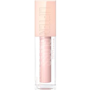 Maybelline New York lesklý lesk na rty pro plně působící rty, hydratační, s kyselinou hyaluronovou, Lifter Gloss, barva: č. 002 Ice (Nude), 1 x 5,4 ml Maybelline New York lesklý lesk na rty pro plně působící rty, hydratační, s kyselinou hyaluronovou, Lifter Gloss, barva: č. 002 Ice (Nude), 1 x 5,4 ml