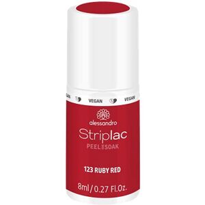 Alessandro Striplac UV lak na nehty Ruby Red – šetrný a dlouhotrvající – snadné odstranění díky technologii Peel-Off – veganský a bez pokusů na zvířatech – 8 ml Alessandro Striplac UV lak na nehty Ruby Red – šetrný a dlouhotrvající – snadné odstranění díky technologii Peel-Off – veganský a bez pokusů na zvířatech – 8 ml