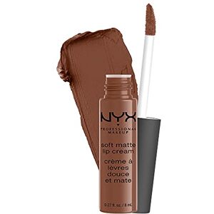 NYX PROFESSIONAL MAKEUP Rtěnka, jemný matný krém na rty, krémový a matný povrch, vysoce pigmentovaná, dlouhotrvající, veganská receptura, barevný odstín: Berlin NYX PROFESSIONAL MAKEUP Rtěnka, jemný matný krém na rty, krémový a matný povrch, vysoce pigmentovaná, dlouhotrvající, veganská receptura, barevný odstín: Berlin
