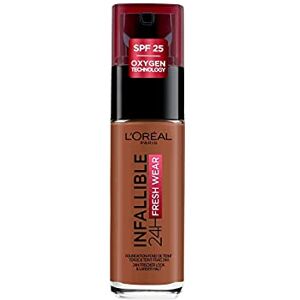 L'Oreal Paris L'Oréal Paris Make up, voděodolný a dlouhotrvající, tekutý podklad s LSF 25, Infaillible 32H Fresh Wear Make-up, č. 375 Deep Amber, 30 ml L'Oreal Paris L'Oréal Paris Make up, voděodolný a dlouhotrvající, tekutý podklad s LSF 25, Infaillible 32H Fresh Wear Make-up, č. 375 Deep Amber, 30 ml
