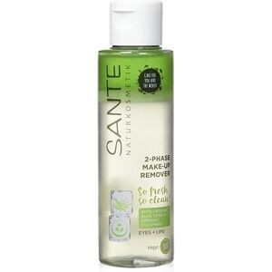 Sante Naturkosmetik 2fázový odstraňovač make-upu – 110 ml – jemné čištění pomocí bio aloe vera a okurky – hydratuje a osvěžuje pokožku – veganský a přírodní Sante Naturkosmetik 2fázový odstraňovač make-upu – 110 ml – jemné čištění pomocí bio aloe vera a okurky – hydratuje a osvěžuje pokožku – veganský a přírodní