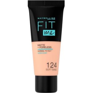 Maybelline New York Fit me! Matte & Poreless Make-up č. 124 Soft Sand, 30 ml Maybelline New York Fit me! Matte & Poreless Make-up č. 124 Soft Sand, 30 ml