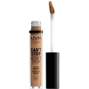 NYX PROFESSIONAL MAKEUP Can't Stop Won't Stop Contour Concealer – voděodolná tekutá krycí tužka, kašírování a zvýraznění, 3,5 ml, Golden Honey 14 NYX PROFESSIONAL MAKEUP Can't Stop Won't Stop Contour Concealer – voděodolná tekutá krycí tužka, kašírování a zvýraznění, 3,5 ml, Golden Honey 14