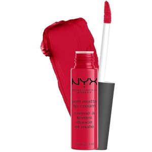 NYX PROFESSIONAL MAKEUP Rtěnka, jemný matný krém na rty, krémový a matný povrch, vysoce pigmentovaná, dlouhotrvající, veganská receptura, barevný odstín: Amsterdam NYX PROFESSIONAL MAKEUP Rtěnka, jemný matný krém na rty, krémový a matný povrch, vysoce pigmentovaná, dlouhotrvající, veganská receptura, barevný odstín: Amsterdam