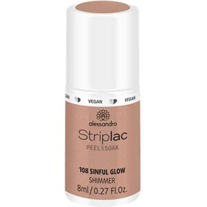 Alessandro Striplac UV lak na nehty Sinful Glow – šetrný a dlouhotrvající – snadné odstranění díky technologii Peel-Off – veganský a bez pokusů na zvířatech – 8 ml Alessandro Striplac UV lak na nehty Sinful Glow – šetrný a dlouhotrvající – snadné odstranění díky technologii Peel-Off – veganský a bez pokusů na zvířatech – 8 ml