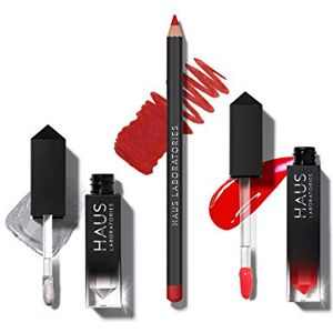 Haus Laboratories By Lady Gaga: Dům OF COLLECTIONS Kosmetická sada s taškou, tekutými očními stíny, tužka na rty a lesk na rty v 9 sadách, veganská a netestovaná na zvířatech 3dílná úsporná sada Haus Laboratories By Lady Gaga: Dům OF COLLECTIONS Kosmetická sada s taškou, tekutými očními stíny, tužka na rty a lesk na rty v 9 sadách, veganská a netestovaná na zvířatech 3dílná úsporná sada