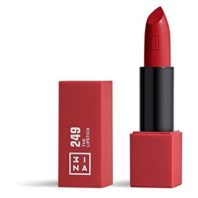 3INA MAKEUP The Lipstick 249 Studená červená matná rtěnka matná rtěnka s vitaminem E a bambuckým máslem Dlouhotrvající vysoce pigmentovaný krém vanilková vůně Vegan Cruelty Free 3INA MAKEUP The Lipstick 249 Studená červená matná rtěnka matná rtěnka s vitaminem E a bambuckým máslem Dlouhotrvající vysoce pigmentovaný krém vanilková vůně Vegan Cruelty Free