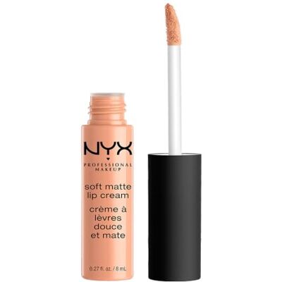 NYX PROFESSIONAL MAKEUP Rtěnka, jemný matný krém na rty, krémový a matný povrch, vysoce pigmentovaná, dlouhotrvající, veganská receptura, barevný odstín: Cairo NYX PROFESSIONAL MAKEUP Rtěnka, jemný matný krém na rty, krémový a matný povrch, vysoce pigmentovaná, dlouhotrvající, veganská receptura, barevný odstín: Cairo
