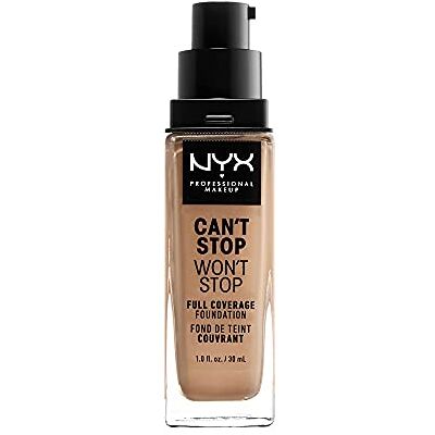 NYX PROFESSIONAL MAKEUP Can't Stop Won't Stop Full Coverage Foundation, Dlouhotrvající, voděodolný, veganská receptura, matovaná pleť, barevný odstín: Classictan NYX PROFESSIONAL MAKEUP Can't Stop Won't Stop Full Coverage Foundation, Dlouhotrvající, voděodolný, veganská receptura, matovaná pleť, barevný odstín: Classictan