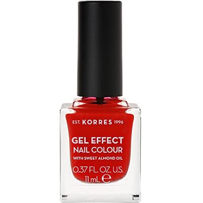 Korres Sweet Almond Nail Colour 48, korálově červená Korres Sweet Almond Nail Colour 48, korálově červená