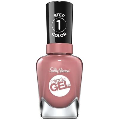 Sally Hansen Miracle Gel lak na nehty, barva 244, Mauve-olous, béžová/růžová, 1 balení (1 x 14,7 ml) Sally Hansen Miracle Gel lak na nehty, barva 244, Mauve-olous, béžová/růžová, 1 balení (1 x 14,7 ml)