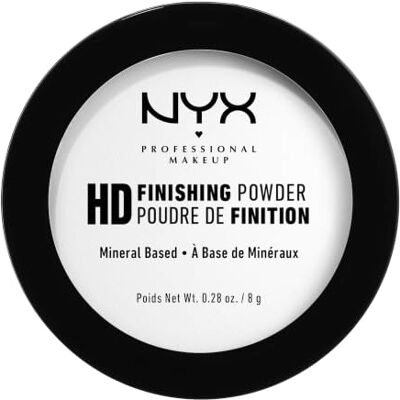 NYX PROFESSIONAL MAKEUP High Definition Finishing Powder, lisovaný pudr, dokonalá pokožka, matný povrch, pohlcuje olej, veganská receptura, barevný odstín: průsvitný NYX PROFESSIONAL MAKEUP High Definition Finishing Powder, lisovaný pudr, dokonalá pokožka, matný povrch, pohlcuje olej, veganská receptura, barevný odstín: průsvitný