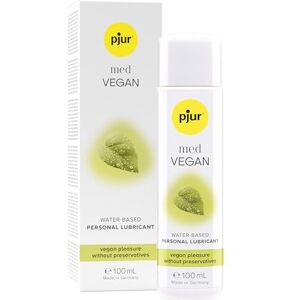 Pjur med VEGAN (100ml) lubrikační gel na bázi vody optimalizovaný pro pH a bez pokusů na zvířatech pro citlivou sliznici v intimní oblasti Pjur med VEGAN (100ml) lubrikační gel na bázi vody optimalizovaný pro pH a bez pokusů na zvířatech pro citlivou sliznici v intimní oblasti