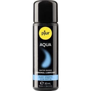 Pjur AQUA prémiový lubrikační gel na vodní bázi vynikající kluzné vlastnosti, hydratuje bez lepení také pro erotické hračky (30 ml) Pjur AQUA prémiový lubrikační gel na vodní bázi vynikající kluzné vlastnosti, hydratuje bez lepení také pro erotické hračky (30 ml)