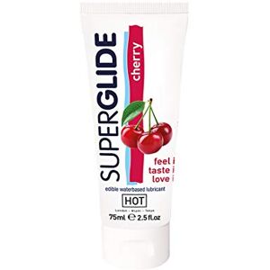HOT Edible SUPERGLIDE cherry, 75 ml HOT Edible SUPERGLIDE cherry, 75 ml