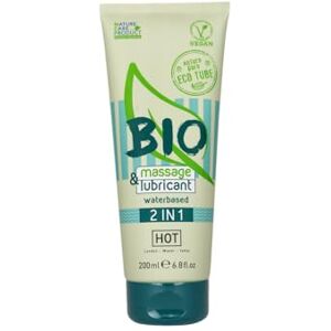 HOT Bio masážní olej a lubrikační prostředek 2 v 1, 200 ml, pro erotické masáže a perfektní pocit z klouzání. Ideální pro Happy End masáže HOT Bio masážní olej a lubrikační prostředek 2 v 1, 200 ml, pro erotické masáže a perfektní pocit z klouzání. Ideální pro Happy End masáže