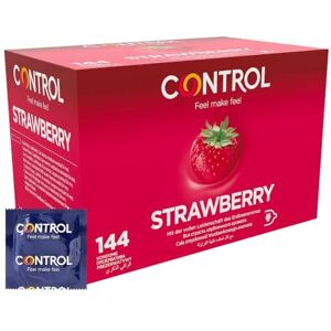 CONTROL STRAWBERRY kondomy s příchutí jahod 144 kusů CONTROL STRAWBERRY kondomy s příchutí jahod 144 kusů