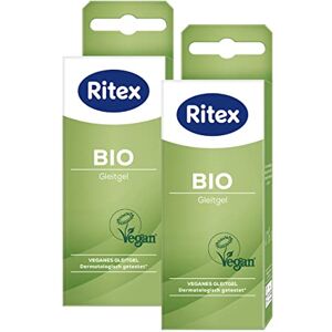 Ritex Bio lubrikační gel – na vodní bázi přirozeně 2 x 50 ml, lubrikační gel bio vegan, bez vůní a barviv – vhodný pro kondomy, dermatologicky testováno, Made in Germany Ritex Bio lubrikační gel – na vodní bázi přirozeně 2 x 50 ml, lubrikační gel bio vegan, bez vůní a barviv – vhodný pro kondomy, dermatologicky testováno, Made in Germany