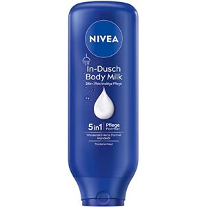 NIVEA In-Dusch Body Milk (400 ml), tělový krém s mandlovým olejem a vodou aktivovanou recepturou 5v1, hydratační tělové mléko na sprchu NIVEA In-Dusch Body Milk (400 ml), tělový krém s mandlovým olejem a vodou aktivovanou recepturou 5v1, hydratační tělové mléko na sprchu