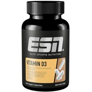 ESN Vitamín D3, 120 kapslí, vitamin D ve vysokých dávkách ESN Vitamín D3, 120 kapslí, vitamin D ve vysokých dávkách