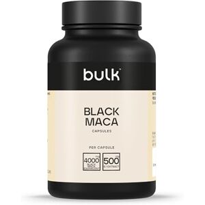 Bulk Černé kapsle Maca, 4000 mg, peruánský ženšen, 4000 mg, 90 kapslí Bulk Černé kapsle Maca, 4000 mg, peruánský ženšen, 4000 mg, 90 kapslí