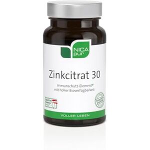 NICApur Citrát zinku 30 mg Vysoce koncentrovaný organický zinek s vysokou biologickou dostupností Podpora imunitního systému, pokožky, vlasů a nehtů 60 kapslí NICApur Citrát zinku 30 mg Vysoce koncentrovaný organický zinek s vysokou biologickou dostupností Podpora imunitního systému, pokožky, vlasů a nehtů 60 kapslí