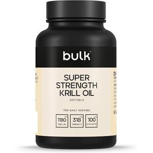 Bulk Superba krill olej, kapsle s vysokou dávkou krilového oleje, 590 mg, 180 tablet, balení se může lišit Bulk Superba krill olej, kapsle s vysokou dávkou krilového oleje, 590 mg, 180 tablet, balení se může lišit