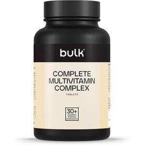 Bulk Complete multivitamin komplex tablet, 30 vitamínů, minerálů a dalších účinných látek, 90 tablet Bulk Complete multivitamin komplex tablet, 30 vitamínů, minerálů a dalších účinných látek, 90 tablet