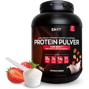 Eafit Protein prášek jahoda 750 g prémiový proteinový prášek pro růst svalů Whey Protein Isolate proteinový prášek s šejkrem doporučení pro shaker Protein & Fitness Eafit Protein prášek jahoda 750 g prémiový proteinový prášek pro růst svalů Whey Protein Isolate proteinový prášek s šejkrem doporučení pro shaker Protein & Fitness