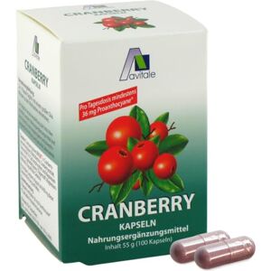 Avitale Cranberry kapsle 400 mg, 100 kusů, 1 balení (1 x 55 g) Avitale Cranberry kapsle 400 mg, 100 kusů, 1 balení (1 x 55 g)