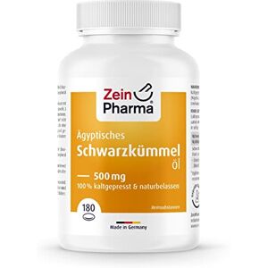 ZeinPharma Egyptský olej z černého kmínu měkké gelové kapsle 500 mg, 180 lisovaných za studena a v přírodním stavu z originálního oleje Nigella sativa z Egypta ZeinPharma Egyptský olej z černého kmínu měkké gelové kapsle 500 mg, 180 lisovaných za studena a v přírodním stavu z originálního oleje Nigella sativa z Egypta
