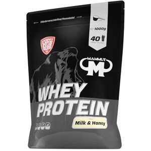 Mammut Nutrition Whey Protein prášek Milk & Honey – 1 kg – 27 g proteinu v jedné porci – bílkovinový prášek s vysokým podílem BCAA – perfektní rozpustnost ve vodě a mléce – ideální svačina Mammut Nutrition Whey Protein prášek Milk & Honey – 1 kg – 27 g proteinu v jedné porci – bílkovinový prášek s vysokým podílem BCAA – perfektní rozpustnost ve vodě a mléce – ideální svačina