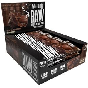 Warrior Raw Protein tyčinka Flapjack 12 x 75 g (čokoládová brownie) – náhražka jídla bohatá na vlákninu a snídaňová ovesná svačina pro energii, růst svalů & sytost Warrior Raw Protein tyčinka Flapjack 12 x 75 g (čokoládová brownie) – náhražka jídla bohatá na vlákninu a snídaňová ovesná svačina pro energii, růst svalů & sytost