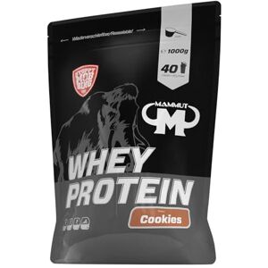 Mammut Nutrition Whey Protein prášek Cookies – 1 kg – 27 g proteinu v jedné porci – bílkovinový prášek s vysokým podílem BCAA – perfektní rozpustnost ve vodě a mléce – ideální svačina Mammut Nutrition Whey Protein prášek Cookies – 1 kg – 27 g proteinu v jedné porci – bílkovinový prášek s vysokým podílem BCAA – perfektní rozpustnost ve vodě a mléce – ideální svačina