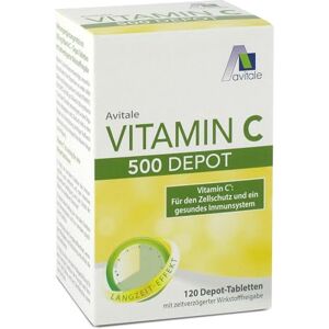 Avitale Vitamín C 500 mg Depot pro ochranu buněk* a zdravý imunitní systém, 120 g Avitale Vitamín C 500 mg Depot pro ochranu buněk* a zdravý imunitní systém, 120 g