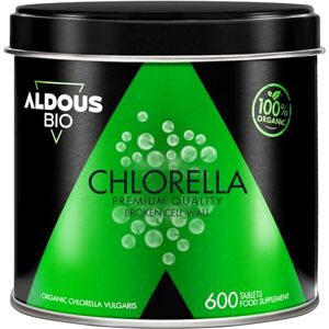 Aldous Bio 600 lisovaných buničinek Chlorella Bio – 3000 mg v denní dávce – s rozbitými buněčnými stěnami – 100% čistý a přírodní, DETOX, bez přísad – Bio Vegan Protein – chlorofyl – Energie Booster – ALDOUS Aldous Bio 600 lisovaných buničinek Chlorella Bio – 3000 mg v denní dávce – s rozbitými buněčnými stěnami – 100% čistý a přírodní, DETOX, bez přísad – Bio Vegan Protein – chlorofyl – Energie Booster – ALDOUS