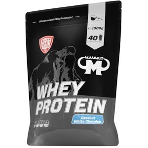 Mammut Nutrition Whey Protein prášek Coconut White Chocolate – 1 kg – 27 g proteinu v jedné porci – bílkovinový prášek s vysokým podílem BCAA – perfektní rozpustnost ve vodě a mléce – ideální svačina Mammut Nutrition Whey Protein prášek Coconut White Chocolate – 1 kg – 27 g proteinu v jedné porci – bílkovinový prášek s vysokým podílem BCAA – perfektní rozpustnost ve vodě a mléce – ideální svačina