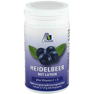 Avitale Heidelbeer Kapseln + Lutein + Vit.C+E, 60 Stück, 1er Pack Avitale Heidelbeer Kapseln + Lutein + Vit.C+E, 60 Stück, 1er Pack