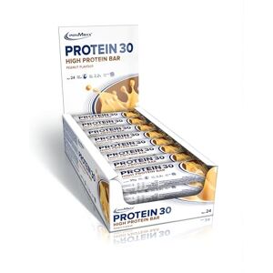 IronMaxx Protein 30 bílkovinných tyčinek arašídy 24 x 35 g bezlepkové proteinové tyčinky bez palmového oleje s vitamíny vhodné pro stravu s nízkými sacharidy a nízkosacharidovou výživu IronMaxx Protein 30 bílkovinných tyčinek arašídy 24 x 35 g bezlepkové proteinové tyčinky bez palmového oleje s vitamíny vhodné pro stravu s nízkými sacharidy a nízkosacharidovou výživu