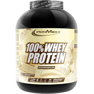 IronMaxx 100% Whey Protein prášek 2350 g – bílá čokoláda krémový proteinový koktejl s BCAA a EAA High Protein, Low Carb & bez cukru ideální pro růst svalů, dieta a fitness design se může lišit IronMaxx 100% Whey Protein prášek 2350 g – bílá čokoláda krémový proteinový koktejl s BCAA a EAA High Protein, Low Carb & bez cukru ideální pro růst svalů, dieta a fitness design se může lišit