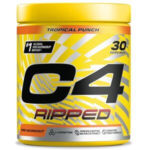 Cellucor C4 Ripped – Pre-Workout-Booster – punč z tropického ovoce Nápojový prášek pro Energy Drink 150 mg kofeinu + beta-alaninu + extrakt ze zelených kávových zrn 30 porcí Cellucor C4 Ripped – Pre-Workout-Booster – punč z tropického ovoce Nápojový prášek pro Energy Drink 150 mg kofeinu + beta-alaninu + extrakt ze zelených kávových zrn 30 porcí
